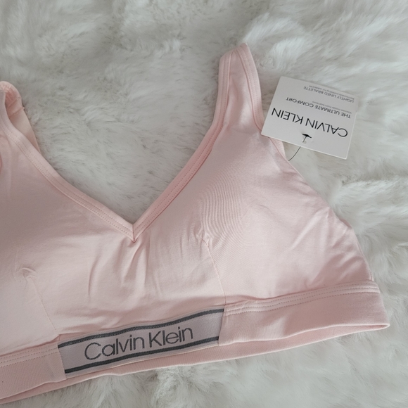 🩷CALVIN KLEIN BRAND NEW LIGHTLY LINED BRALETTE SIZE M - Picture 5 of 7